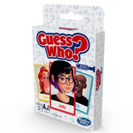 Hasbro Gaming Guess Who? Card Game for Kids Ages 5 and Up, 2 Player Guessing Game Hasbro Gaming Guess Who? Card Game for Kids Ages 5 and Up, 2 Player Guessing Game