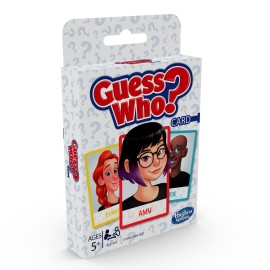 Hasbro Gaming Guess Who? Card Game for Kids Ages 5 and Up, 2 Player Guessing Game Hasbro Gaming Guess Who? Card Game for Kids Ages 5 and Up, 2 Player Guessing Game