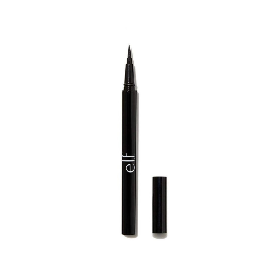 e.l.f. H2O Proof Eyeliner Pen, Felt Tip, Waterproof, Long-Lasting, High-Pigmented Liner For Bold Looks, Vegan & Cruelty-Free, Jet Black. 0.02 Fl Oz e.l.f. H2O Proof Eyeliner Pen, Felt Tip, Waterproof, Long-Lasting, High-Pigmented Liner For Bold Looks, Vegan & Cruelty-Free, Jet Black. 0.02 Fl Oz