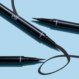 e.l.f. H2O Proof Eyeliner Pen, Felt Tip, Waterproof, Long-Lasting, High-Pigmented Liner For Bold Looks, Vegan & Cruelty-Free, Jet Black. 0.02 Fl Oz e.l.f. H2O Proof Eyeliner Pen, Felt Tip, Waterproof, Long-Lasting, High-Pigmented Liner For Bold Looks, Vegan & Cruelty-Free, Jet Black. 0.02 Fl Oz