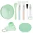Face Mask Mixing Bowl Set, Anezus 11 Pcs DIY Facemask Mixing Tool Kit with Facial Mask Bowl Stick Spatula Silicone Brush Spray Bottle Puff Soaking Bottle Gauges