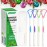 Tongue Scraper Cleaner 100% BPA Free Tongue Scrapers with Travel Handy Case for Adults, Kids, Healthy Oral Care, Easy to Use, Help Fight Bad Breath (4 PACK)