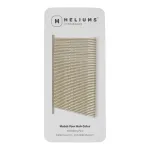 Heliums Bobby Pins - Light Ash Blonde - 2 Inch Wavy Hair Pins, Matte Metallic Color Blends with Light Ash Blonde Hair, 48 Count