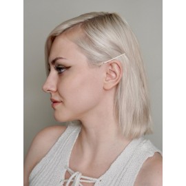 Heliums Bobby Pins - Light Ash Blonde - 2 Inch Wavy Hair Pins, Matte Metallic Color Blends with Light Ash Blonde Hair, 48 Count Heliums Bobby Pins - Light Ash Blonde - 2 Inch Wavy Hair Pins, Matte Metallic Color Blends with Light Ash Blonde Hair, 48 Count