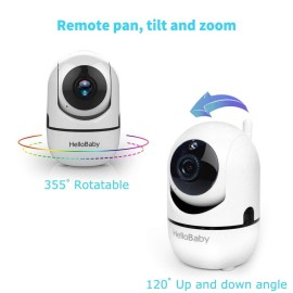HelloBaby Baby Monitor with Remote Pan-Tilt-Zoom Camera and 3.2\'\' LCD Screen, Infrared Night Vision (Black) HelloBaby Baby Monitor with Remote Pan-Tilt-Zoom Camera and 3.2\'\' LCD Screen, Infrared Night Vision (Black)
