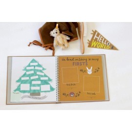 Lucy Darling Baby Memory Book, Themed Baby First Year Book, First 5 Years Journal & Photo Album for Baby Boy/Girl, Keepsake Books, Gender Neutral Memories & Milestone Book, Mom Gift - Little Camper Lucy Darling Baby Memory Book, Themed Baby First Year Book, First 5 Years Journal & Photo Album for Baby Boy/Girl, Keepsake Books, Gender Neutral Memories & Milestone Book, Mom Gift - Little Camper