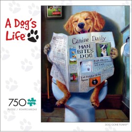 Buffalo Games - Lucia Heffernan - Dog Gone Funny - 750 Piece Jigsaw Puzzle For Adults -Challenging Puzzle Perfect for Game Nights - Finished Size is 24.00 x 18.00