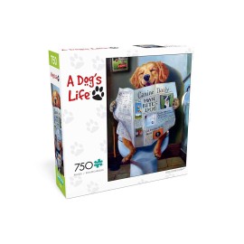 Buffalo Games - Lucia Heffernan - Dog Gone Funny - 750 Piece Jigsaw Puzzle For Adults -Challenging Puzzle Perfect for Game Nights - Finished Size is 24.00 x 18.00