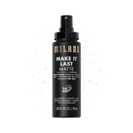 Milani Make it Last Matte - Matte Finish Charcoal Setting Spray- Cruelty-Free Makeup Primer and Setting Spray for Oily Skin - Long Lasting Finishing Spray (2.03 Fl. Oz.) Milani Make it Last Matte - Matte Finish Charcoal Setting Spray- Cruelty-Free Makeup Primer and Setting Spray for Oily Skin - Long Lasting Finishing Spray (2.03 Fl. Oz.)