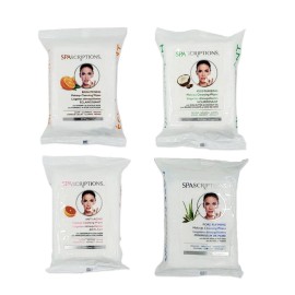 Spascriptions Anti-Aging, Brightening, Moisturizing & Pore Refining Towelettes Removes Waterproof Makeup, Revives with Collagen, Vitamin C, Coconut Oil, and Aloe Hypoallergenic, 120 Ct. 4 Pack Spascriptions Anti-Aging, Brightening, Moisturizing & Pore Refining Towelettes Removes Waterproof Makeup, Revives with Collagen, Vitamin C, Coconut Oil, and Aloe Hypoallergenic, 120 Ct. 4 Pack