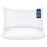 Utopia Bedding Throw Pillows (Pack of 2, White), 12 x 20 Inches Indoor Decorative Pillow Insert for Sofa, Bed and Couch