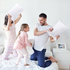 Utopia Bedding Throw Pillows (Pack of 2, White), 12 x 20 Inches Indoor Decorative Pillow Insert for Sofa, Bed and Couch Utopia Bedding Throw Pillows (Pack of 2, White), 12 x 20 Inches Indoor Decorative Pillow Insert for Sofa, Bed and Couch