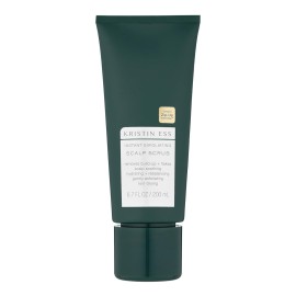 Kristin Ess Hair Instant Exfoliating Scalp Scrub for Build Up and Dandruff + Soothing, Hydrating + Rebalancing Dry Scalp Treatment, Non Drying, Cleanse + Detox, Vegan, Color Safe, 6.7 fl oz