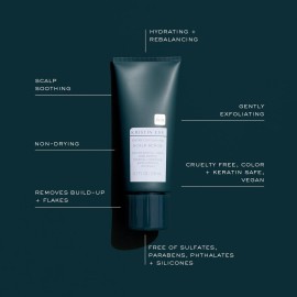 Kristin Ess Hair Instant Exfoliating Scalp Scrub for Build Up and Dandruff + Soothing, Hydrating + Rebalancing Dry Scalp Treatment, Non Drying, Cleanse + Detox, Vegan, Color Safe, 6.7 fl oz Kristin Ess Hair Instant Exfoliating Scalp Scrub for Build Up and Dandruff + Soothing, Hydrating + Rebalancing Dry Scalp Treatment, Non Drying, Cleanse + Detox, Vegan, Color Safe, 6.7 fl oz