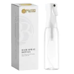 BeautifyBeauties Spray Bottle For Hair - Continuous Mister Spray Bottle for Hairstyling, Cleaning, Plants, Pets, Barbers, Salons, Essential Oil Scents (Clear, 18.6oz/500ml) 11 H x 2.6 L