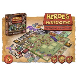 Pencil First Games Heroes Welcome Board Game - an Economic Game of Running a Shop for The Heroes and Monsters by Pencil First Games for 2-5 Players