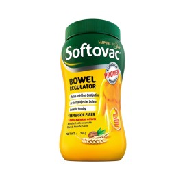 Softovac Bowel Regulator 250g - 100% Natural Actives: High Fiber Formula enriched with Sonamukhi, Harad, Mulethi, Saunf etc.