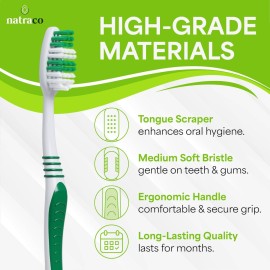natraco Bulk Toothbrush Pack with Covers | Premium Quality Individually Wrapped Colorful Tooth Brushes | Medium Soft Bristles for Travel, Donations, Hotels (100) natraco Bulk Toothbrush Pack with Covers | Premium Quality Individually Wrapped Colorful Tooth Brushes | Medium Soft Bristles for Travel, Donations, Hotels (100)