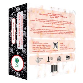 360Feel Black Raspberry Soap - Made in the USA - Castile Handmade, All-Natural Cold-Processed - Infused with Black Raspberry for an Uplifting Aroma, Moisturizing Care & Creamy Rich Lather (5 oz) 360Feel Black Raspberry Soap - Made in the USA - Castile Handmade, All-Natural Cold-Processed - Infused with Black Raspberry for an Uplifting Aroma, Moisturizing Care & Creamy Rich Lather (5 oz)