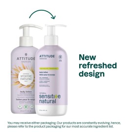 ATTITUDE Body Lotion for Sensitive Skin with Oat, EWG Verified, Dermatologically Tested, Vegan, Chamomile, 16 Fl Oz ATTITUDE Body Lotion for Sensitive Skin with Oat, EWG Verified, Dermatologically Tested, Vegan, Chamomile, 16 Fl Oz