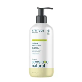 ATTITUDE Moisturizing Hand Soap for Sensitive Skin Enriched with Oat and Argan Oil, EWG Verified, Plant and Mineral-Based Ingredients, Vegan & Cruelty-free, 16 Fl Oz ATTITUDE Moisturizing Hand Soap for Sensitive Skin Enriched with Oat and Argan Oil, EWG Verified, Plant and Mineral-Based Ingredients, Vegan & Cruelty-free, 16 Fl Oz
