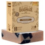360Feel Dead Sea Mud Soap - Made in the USA - Castile Handmade, All Natural, Cold Processed - Infused with Dead Sea Mud to Soothe and Calm the Skin - Rich, Creamy Lather (5 oz)