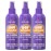 Aussie Hair Insurance Leave-In Conditioner Spray, Frizz Control, Softening with Jojoba & Sea Kelp, Moisturizing Treatment for All Hair Types, Juicy Citrus, 8 Fl Oz Each, Triple Pack