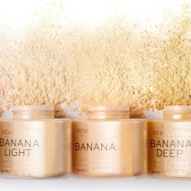 Revolution, Loose Baking Powder, Makeup Setting Powder, Long Lasting Coverage, Mattifies & Reduces Shine, Banana Deep, 1.13 oz Revolution, Loose Baking Powder, Makeup Setting Powder, Long Lasting Coverage, Mattifies & Reduces Shine, Banana Deep, 1.13 oz