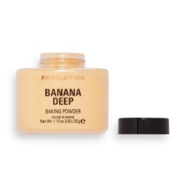 Revolution, Loose Baking Powder, Makeup Setting Powder, Long Lasting Coverage, Mattifies & Reduces Shine, Banana Deep, 1.13 oz Revolution, Loose Baking Powder, Makeup Setting Powder, Long Lasting Coverage, Mattifies & Reduces Shine, Banana Deep, 1.13 oz