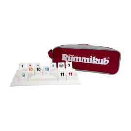 Rummikub - The Complete Original Game With Full-Size Racks and Tiles in a Durable Canvas Storage/Travel Case by Pressman - Amazon Exclusive Rummikub - The Complete Original Game With Full-Size Racks and Tiles in a Durable Canvas Storage/Travel Case by Pressman - Amazon Exclusive