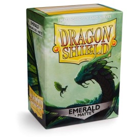 Dragon Shield | Standard Size Card Matte Sleeves | 100 CT - Smooth & Tough Premium TCG Sleeves | Compatible with Pokemon, Flesh & Blood, One Piece & Magic The Gathering | Emerald - Matte Dragon Shield | Standard Size Card Matte Sleeves | 100 CT - Smooth & Tough Premium TCG Sleeves | Compatible with Pokemon, Flesh & Blood, One Piece & Magic The Gathering | Emerald - Matte