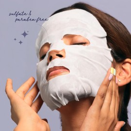 SpaLife Beauty Fruit Facial Sheet Masks 24 Pack - Face Masks Skincare Set - Hydrating Face Masks - 6 Natural Fruit Extract Formulas - Orange, Grapefruit, Coconut, Cherry, Avodcado, Cucumber