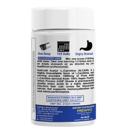 NutriJa Acetyl L-Carnitine (Alcar) - 100gm (Pineapple) NutriJa Acetyl L-Carnitine (Alcar) - 100gm (Pineapple)