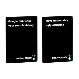 Pick Your Poison Party Game - After Dark Expansion - 100 New Cards for The What Would You Rather Do? Adult Card Game for College Students, Fun Parties & Board Games Night with Your Group