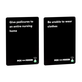Pick Your Poison Party Game - After Dark Expansion - 100 New Cards for The What Would You Rather Do? Adult Card Game for College Students, Fun Parties & Board Games Night with Your Group