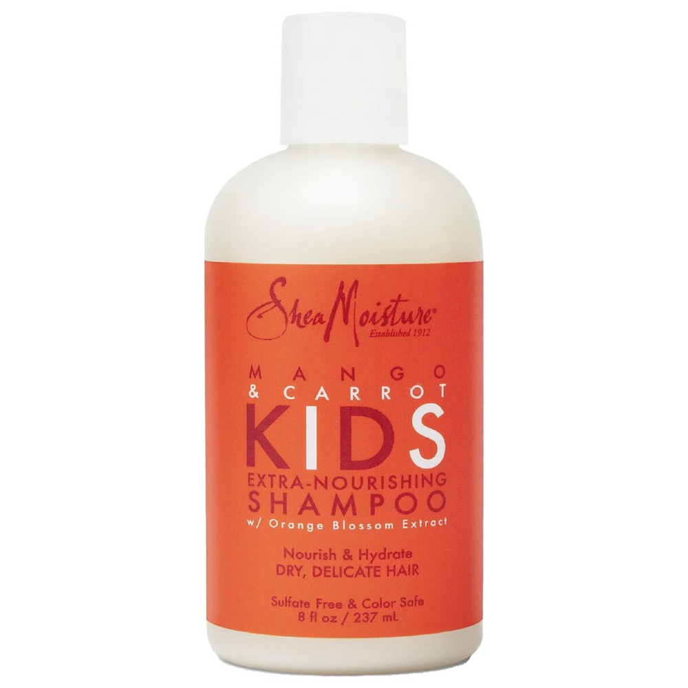 SheaMoisture Extra-Nourishing Shampoo hair care for Kids Mango Carrot with Shea Butter 8 oz SheaMoisture Extra-Nourishing Shampoo hair care for Kids Mango Carrot with Shea Butter 8 oz