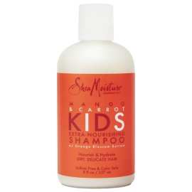 SheaMoisture Extra-Nourishing Shampoo hair care for Kids Mango Carrot with Shea Butter 8 oz SheaMoisture Extra-Nourishing Shampoo hair care for Kids Mango Carrot with Shea Butter 8 oz