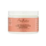 SheaMoisture Smoothie Curl Enhancing Cream Coconut and Hibiscus for Thick, Curly Hair Sulfate Free and Paraben Free 12 oz
