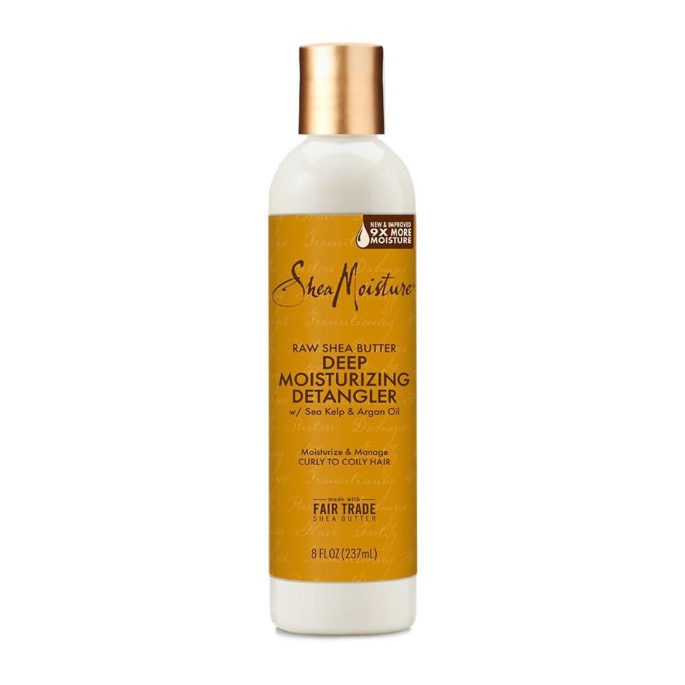 SheaMoisture Raw Shea Butter Deep Moisturizing Detangler for Dry, Damaged Hair, Hair Styling Product Formulated with Sea Kelp and Argan Oil 8 oz SheaMoisture Raw Shea Butter Deep Moisturizing Detangler for Dry, Damaged Hair, Hair Styling Product Formulated with Sea Kelp and Argan Oil 8 oz