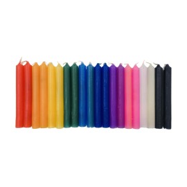 Alternative Imagination Colored Candles, 4 Mini Taper Chime Candles, Great for Birthday Parties, Spell Work, Witchcraft Supplies, Wiccan Decor, Altar Supplies, Meditation Decor, Unscented Box of 20 Alternative Imagination Colored Candles, 4 Mini Taper Chime Candles, Great for Birthday Parties, Spell Work, Witchcraft Supplies, Wiccan Decor, Altar Supplies, Meditation Decor, Unscented Box of 20
