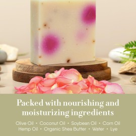 360Feel Hydrangea Soap - Made in the USA - Castile Handmade All Natural Cold Processed - Infused with Hydrangea Scent for Gentle Cleanse & Rich Moisturizing Lather (5 oz) 360Feel Hydrangea Soap - Made in the USA - Castile Handmade All Natural Cold Processed - Infused with Hydrangea Scent for Gentle Cleanse & Rich Moisturizing Lather (5 oz)
