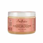 SheaMoisture Curling Gel Souffle for Thick, Curly Hair Coconut , Hibiscus to Moisturize and Protect Hair 12 oz