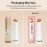 Honest Beauty Moisturizing Vegan Tinted Lip Balm | Antioxidant-rich Acai Extracts + Avocado Oil | Paraben Free + Cruelty Free | Lychee Fruit