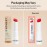 Honest Beauty Moisturizing Vegan Tinted Lip Balm | Antioxidant-rich Acai Extracts + Avocado Oil | Paraben Free + Cruelty Free | Blood Orange