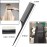 Professional Black Carbon Fiber Teasing Comb, Fine and Wide Tooth Hair Barber Comb For All Hair Types