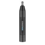 ConairMan Nose Hair Trimmer for Men, For Nose, Ear, and Eyebrows, Patent 360 Bevel Blade for No Pull, No Snag Trimming Experience, Cordless Lithium-Powered Trimmer with Drawstring Bag