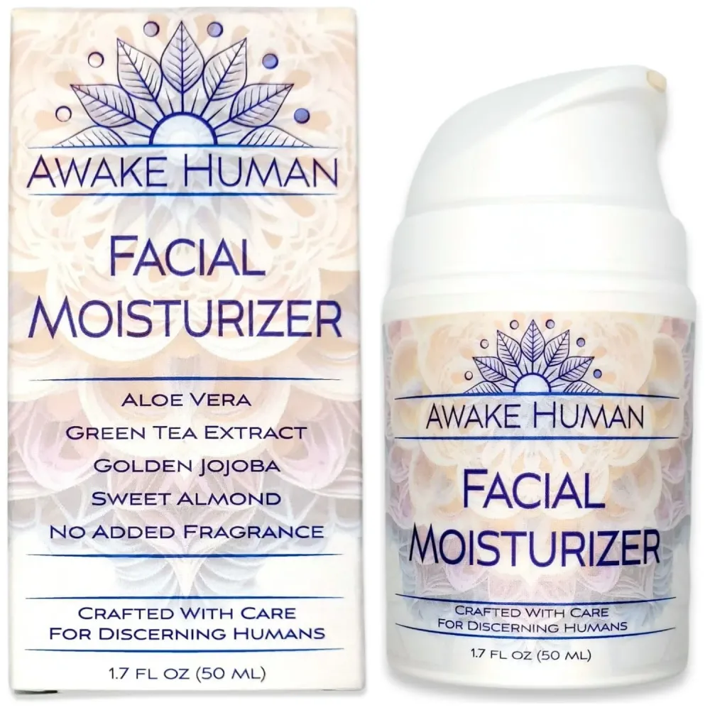 Natural Face Moisturizer for Dry Sensitive Skin - Organic Natural Face Cream - Facial Aloe & Green Tea Moisturizer Cruelty Free - Vegan Face Moisturizer for Women, Acne-Safe, Anti-Aging, No Fragrance Natural Face Moisturizer for Dry Sensitive Skin - Organic Natural Face Cream - Facial Aloe & Green Tea Moisturizer Cruelty Free - Vegan Face Moisturizer for Women, Acne-Safe, Anti-Aging, No Fragrance