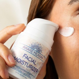 Natural Face Moisturizer for Dry Sensitive Skin - Organic Natural Face Cream - Facial Aloe & Green Tea Moisturizer Cruelty Free - Vegan Face Moisturizer for Women, Acne-Safe, Anti-Aging, No Fragrance Natural Face Moisturizer for Dry Sensitive Skin - Organic Natural Face Cream - Facial Aloe & Green Tea Moisturizer Cruelty Free - Vegan Face Moisturizer for Women, Acne-Safe, Anti-Aging, No Fragrance