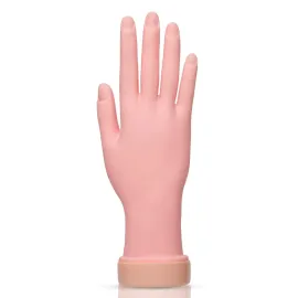 AORAEM Nail Trainning Hand Flexible Soft Practice Plastic Mannequin Hand Nails Tips Art Trainer Manicure Practice Hand Tool AORAEM Nail Trainning Hand Flexible Soft Practice Plastic Mannequin Hand Nails Tips Art Trainer Manicure Practice Hand Tool