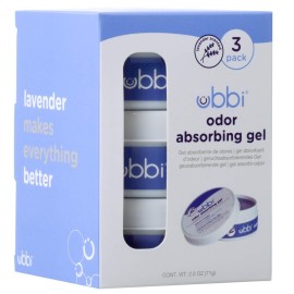 Ubbi Lavender Scented Absorbing Gel Value Pack - 3 Count Diaper Pail Odor Control for Baby Nursery Ubbi Lavender Scented Absorbing Gel Value Pack - 3 Count Diaper Pail Odor Control for Baby Nursery